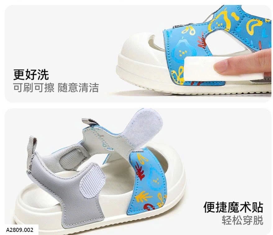 DÉP SANDAL BẢO VỆ MŨI CHÂN CHO BÉ HÃNG MARIO   Giá sỉ 127k