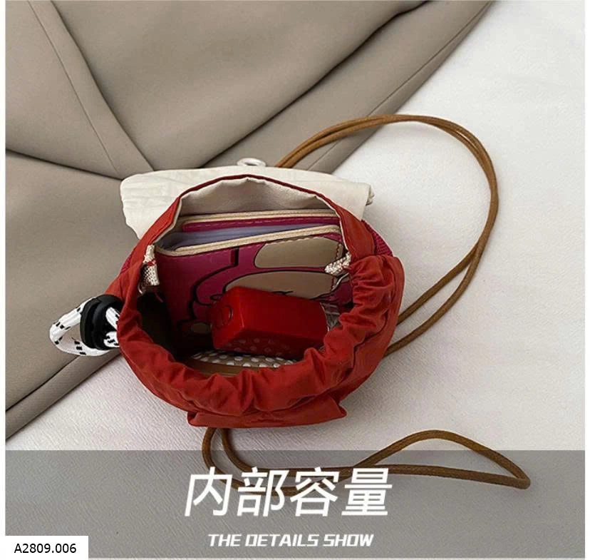 TÚI GIÓ ĐEO CHÉO PHỐI MÀU   Giá sỉ 78k