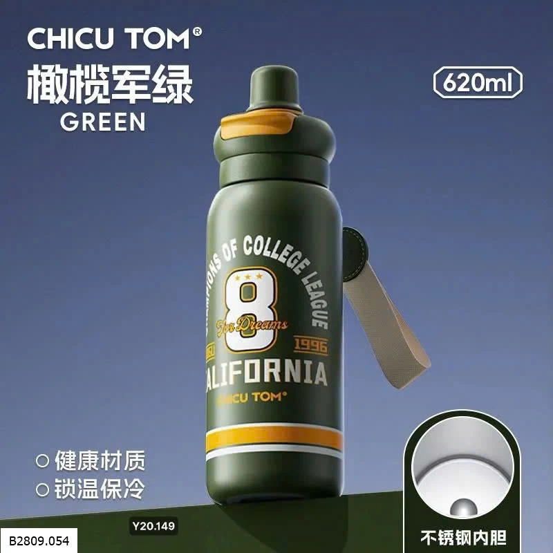 BÌNH GIỮ NHIỆT 24H CHICU TOM 620ml  Giá sỉ 135k