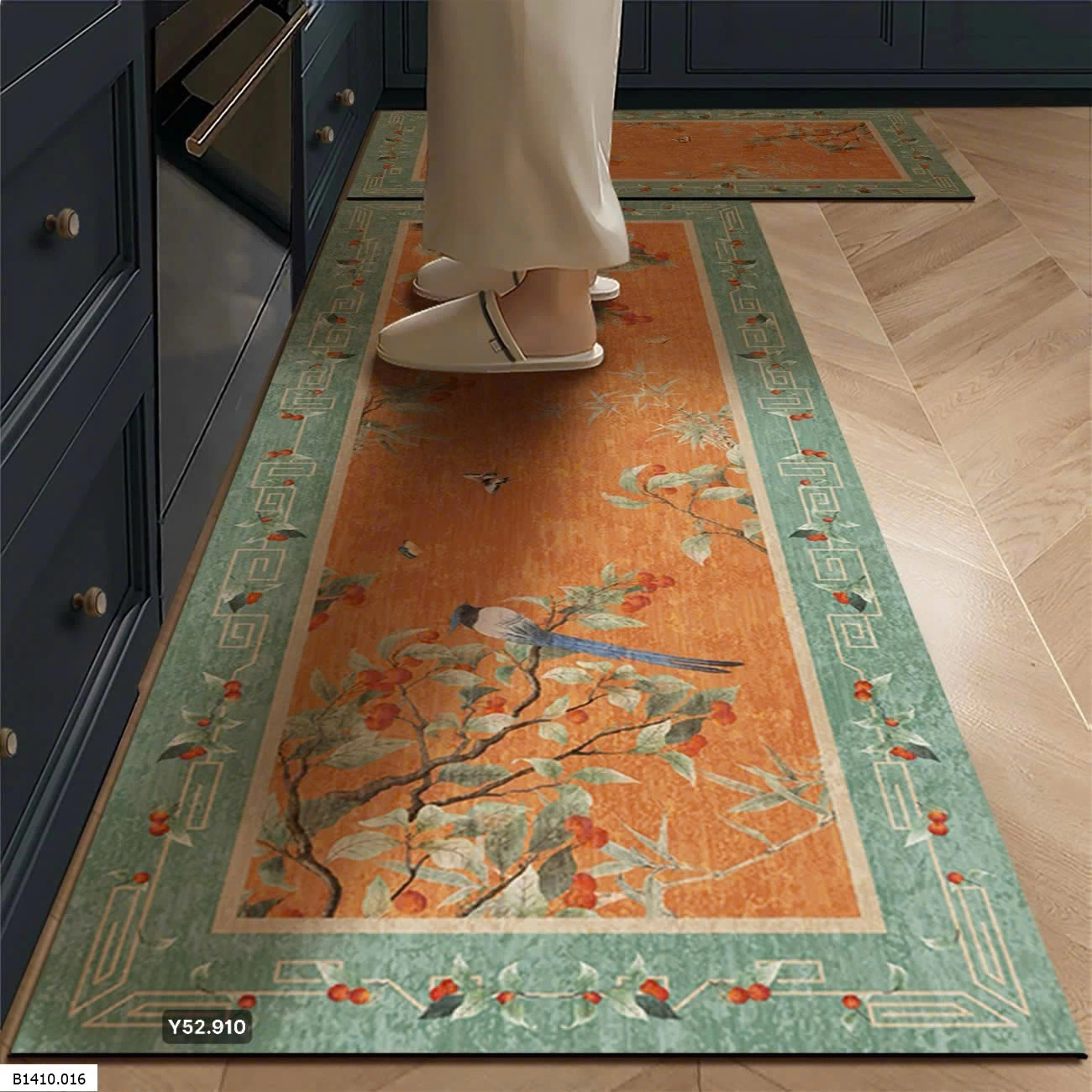 Thảm bếpp mẫu mới 2025  Giá sỉ 190k/set 2c Size 45x75cm + 45x120cm 