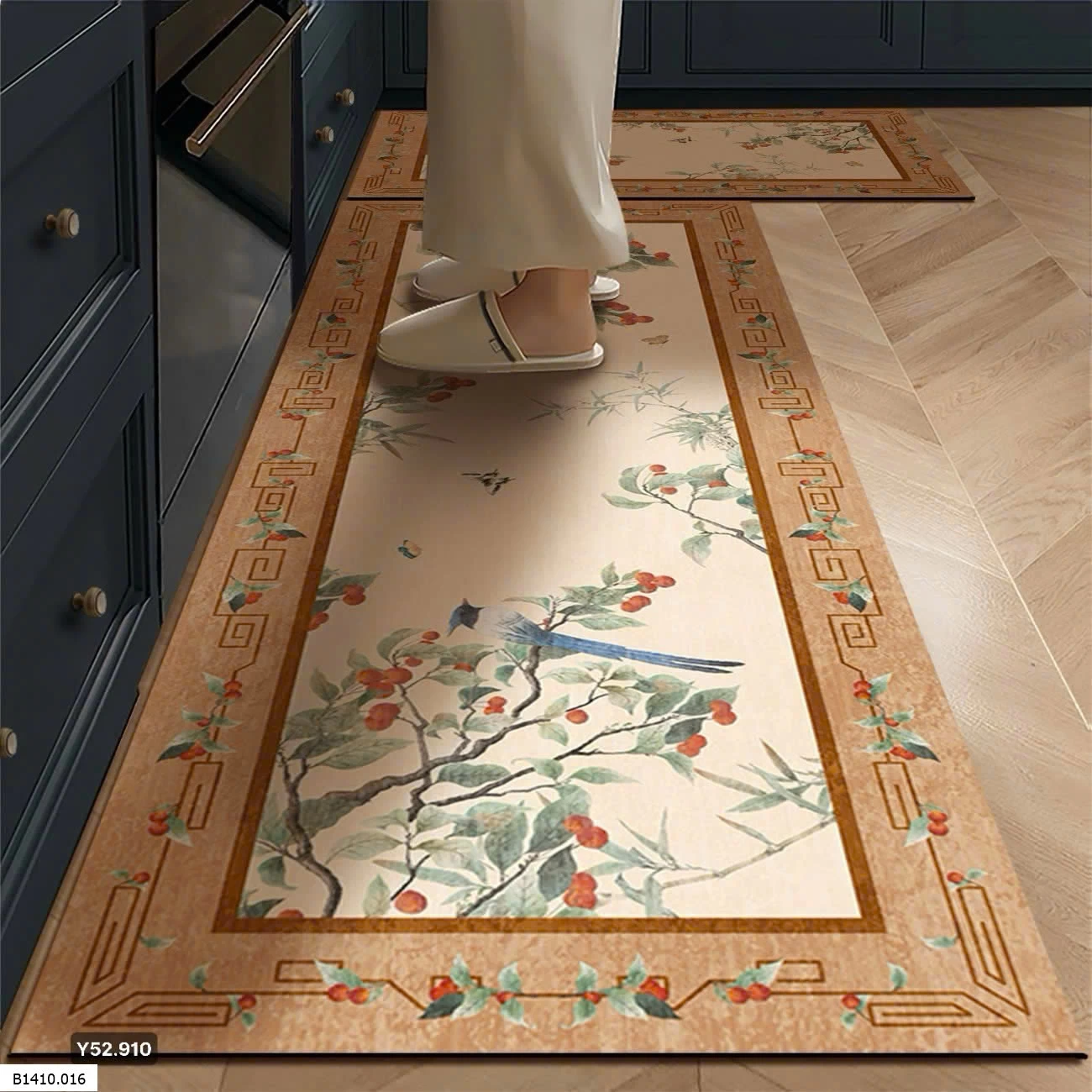 Thảm bếpp mẫu mới 2025  Giá sỉ 190k/set 2c Size 45x75cm + 45x120cm 