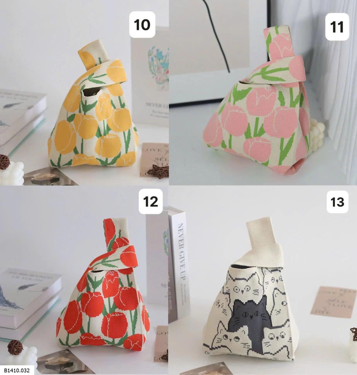 TÚI LEN DỆT HỌA TIẾT   Giá sỉ 20k/1c (ko kèm charm, ko kèm tem chỉ có túi len)