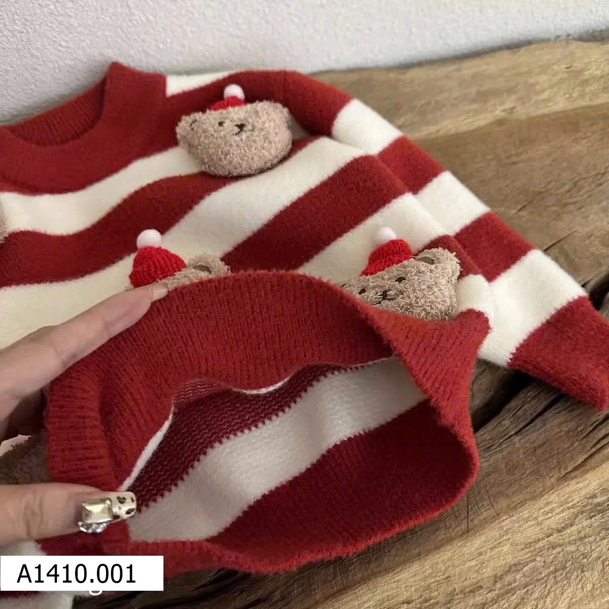 ÁO LEN GẤU CHO BÉ   Giá sỉ  125k