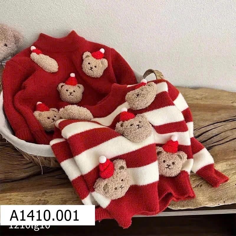 ÁO LEN GẤU CHO BÉ   Giá sỉ  125k