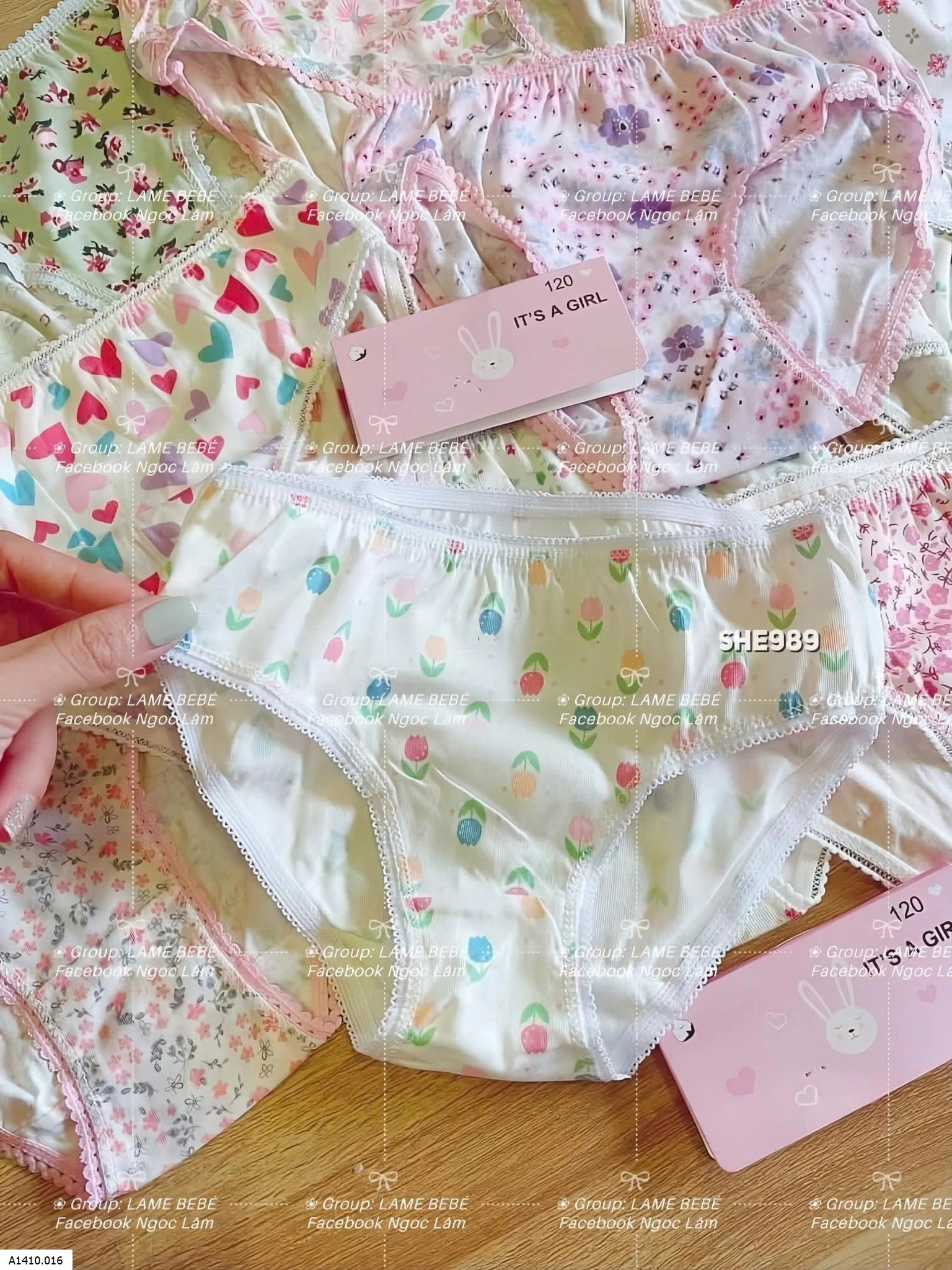 SET 12 QUẦN CHIP BG   Giá sỉ 105k/1 set 12cc