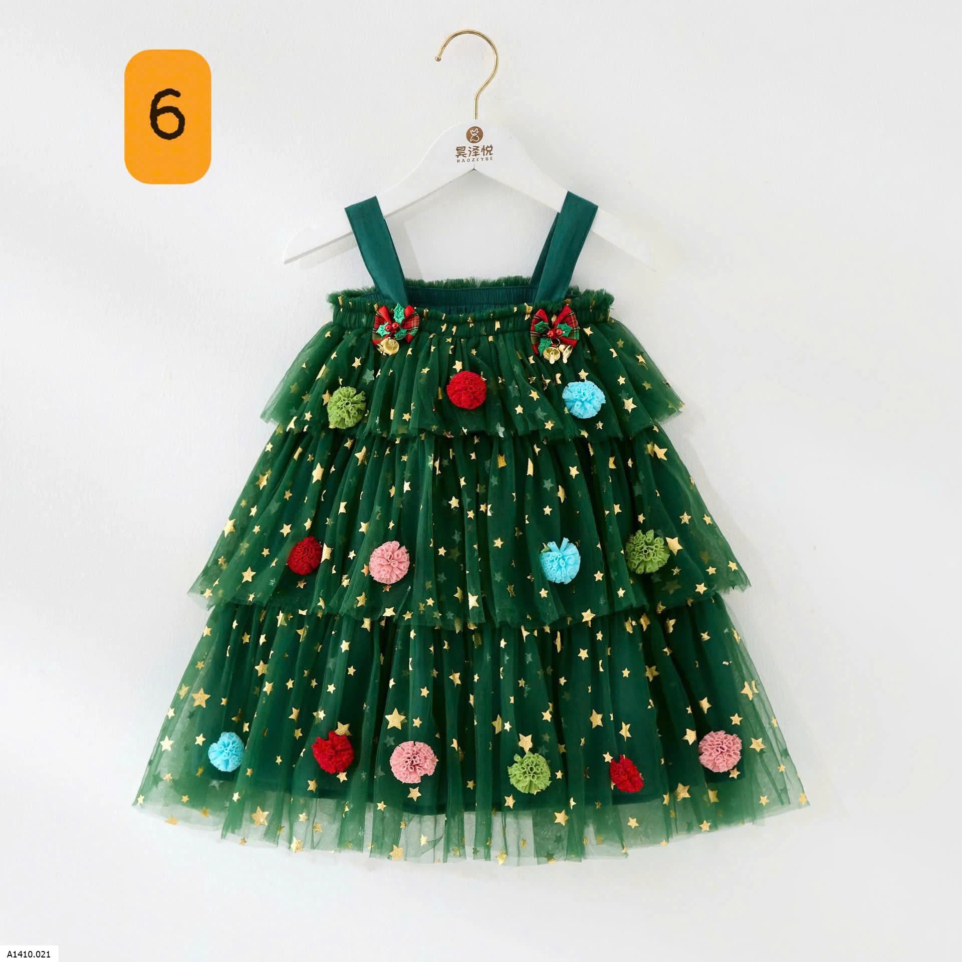 VÁY NOEL CHO BÉ    Giá sỉ M1-6: 125k  M7-8: 152k 