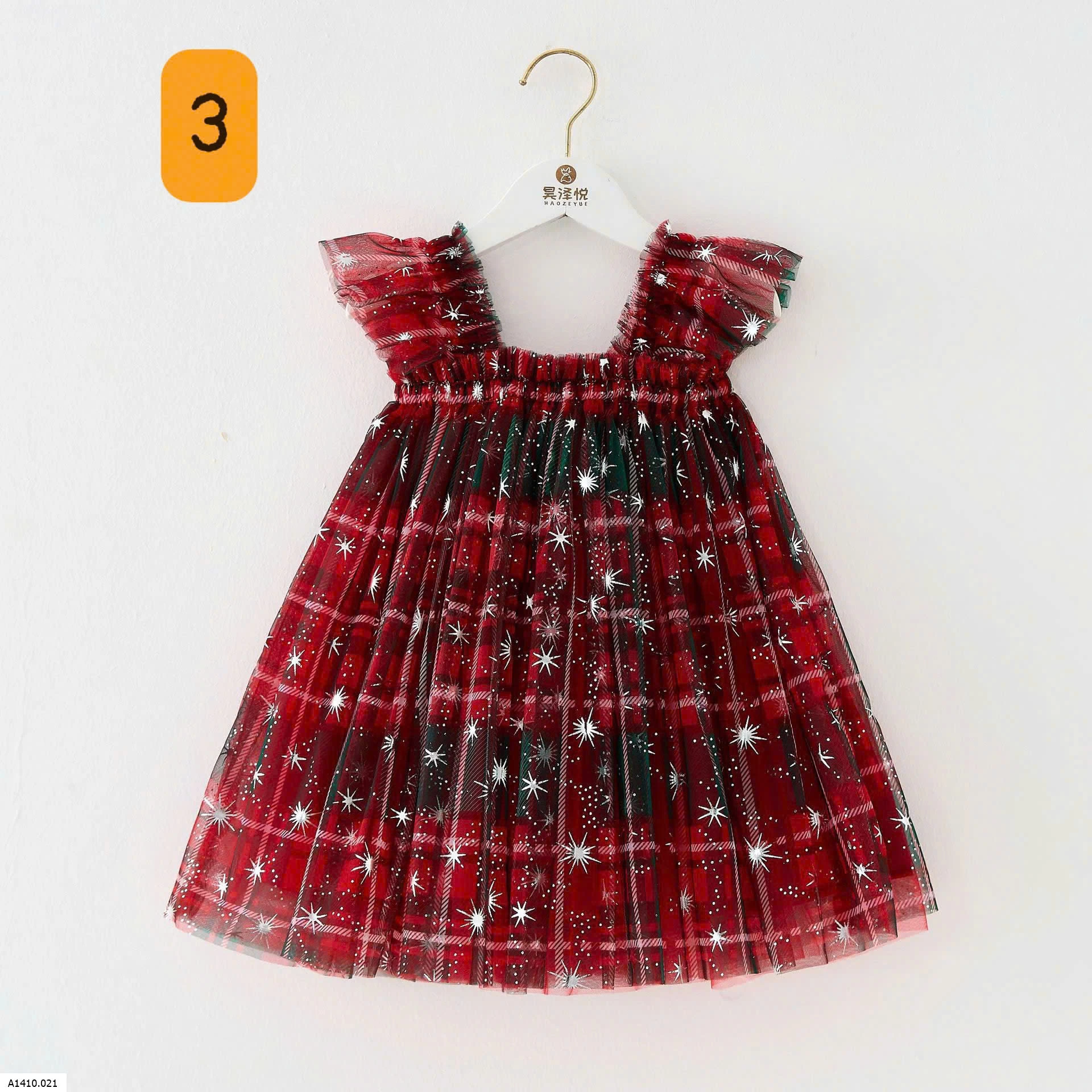 VÁY NOEL CHO BÉ    Giá sỉ M1-6: 125k  M7-8: 152k 
