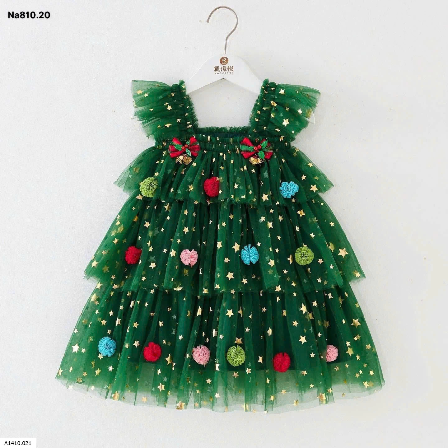 VÁY NOEL CHO BÉ    Giá sỉ M1-6: 125k  M7-8: 152k 