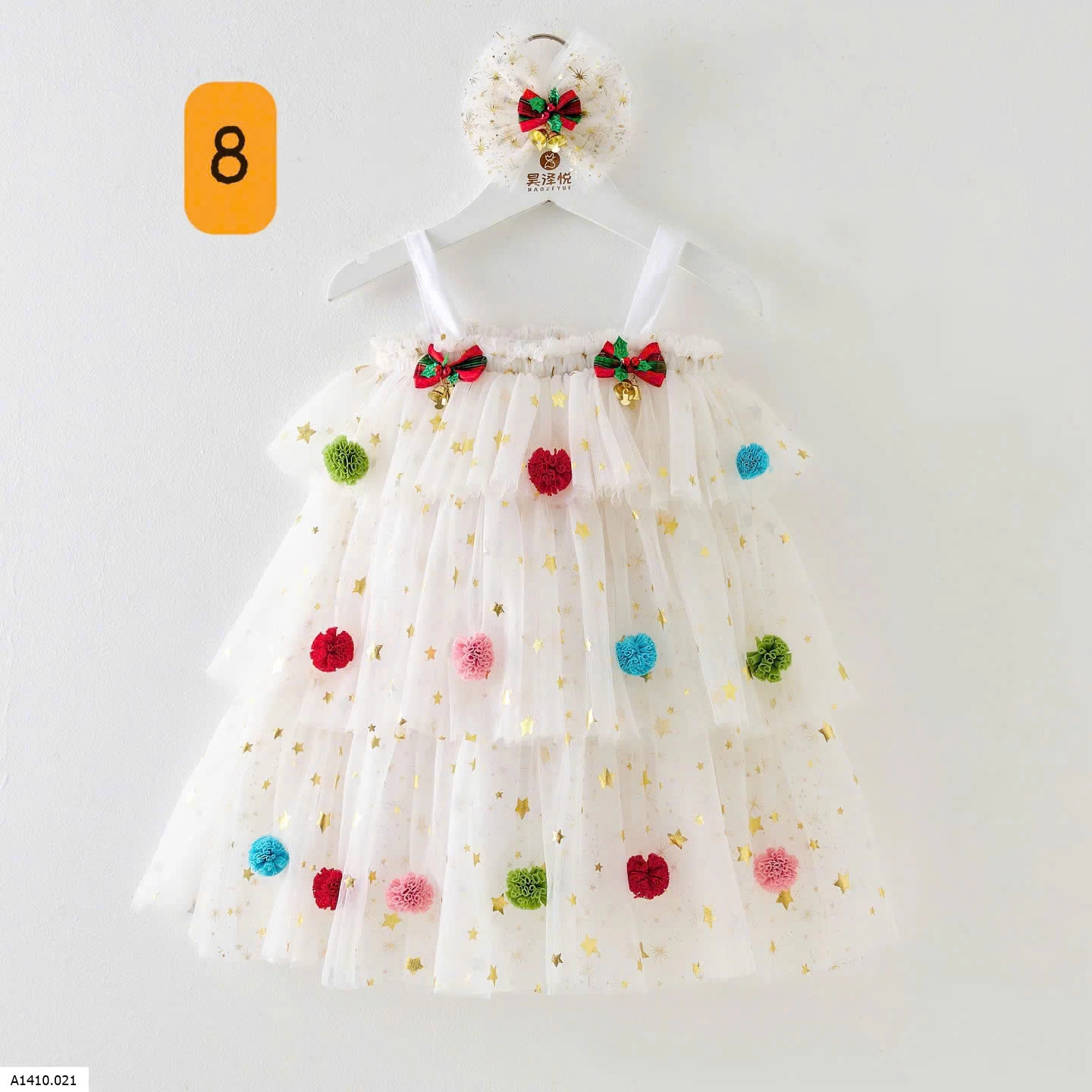 VÁY NOEL CHO BÉ    Giá sỉ M1-6: 125k  M7-8: 152k 