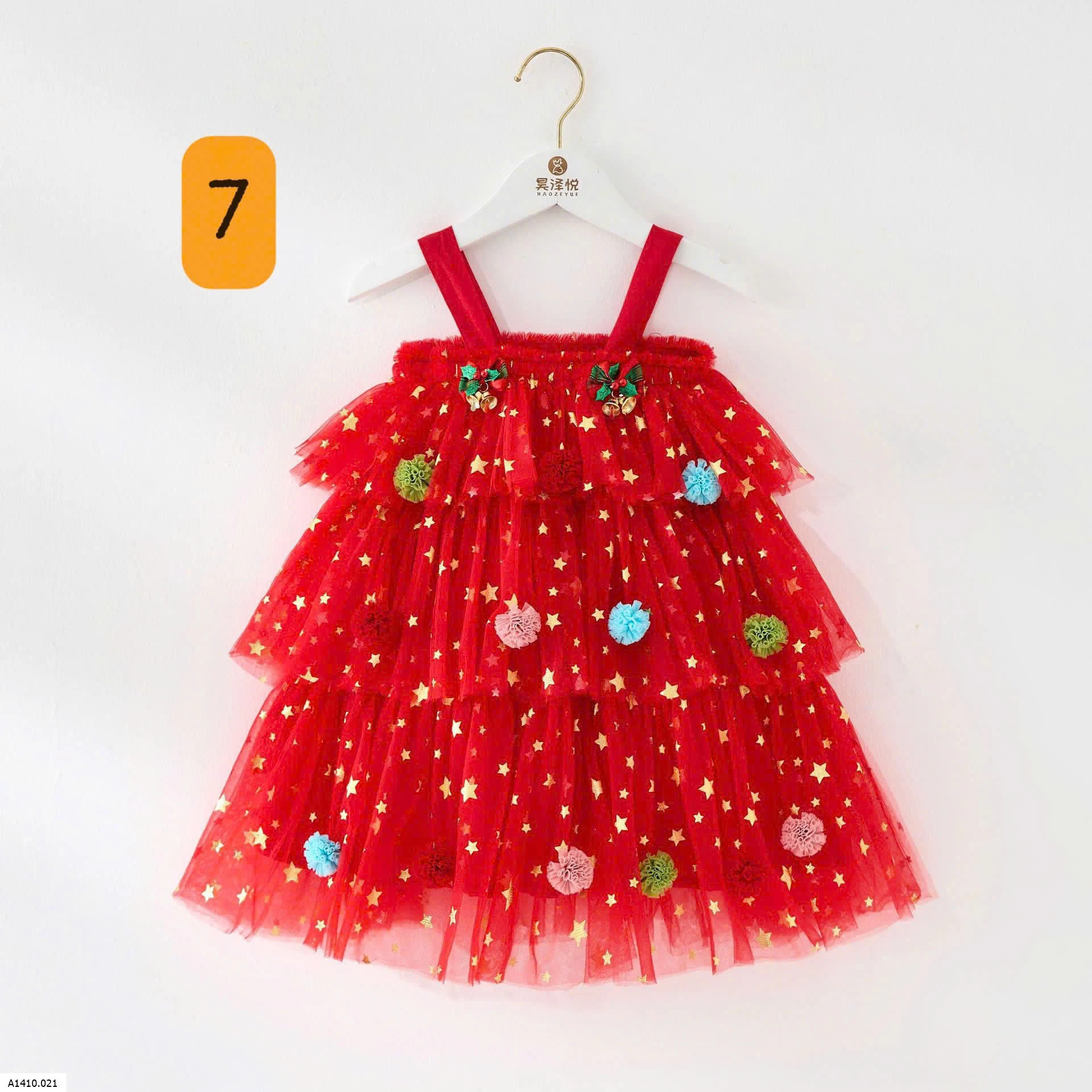 VÁY NOEL CHO BÉ    Giá sỉ M1-6: 125k  M7-8: 152k 