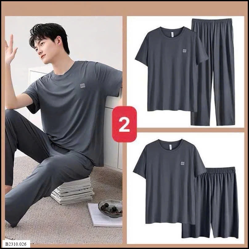 BỘ NGỦ 3 MÓN CHO NAM  Giá sỉ 210k