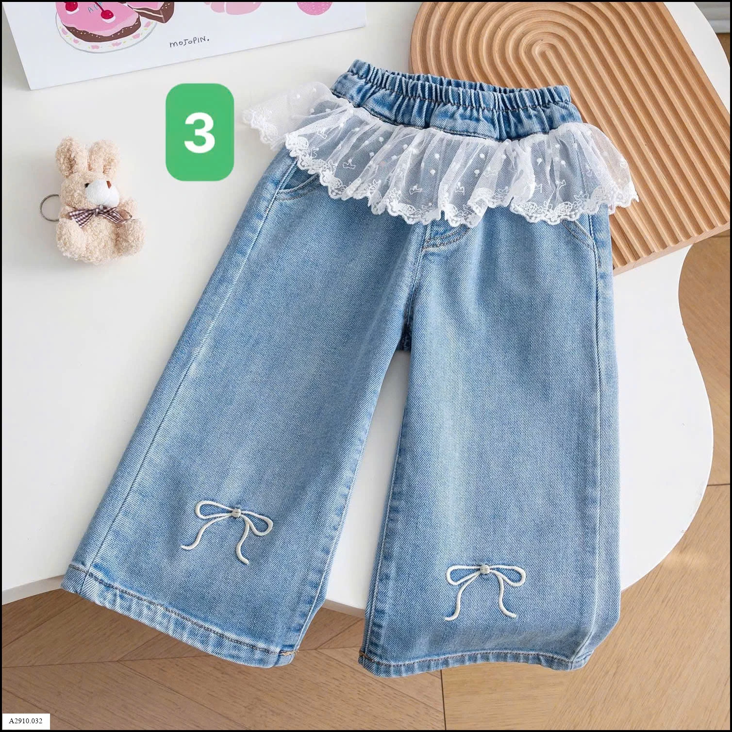 QUẦN JEAN BÉ GÁI   Giá sỉ 128k