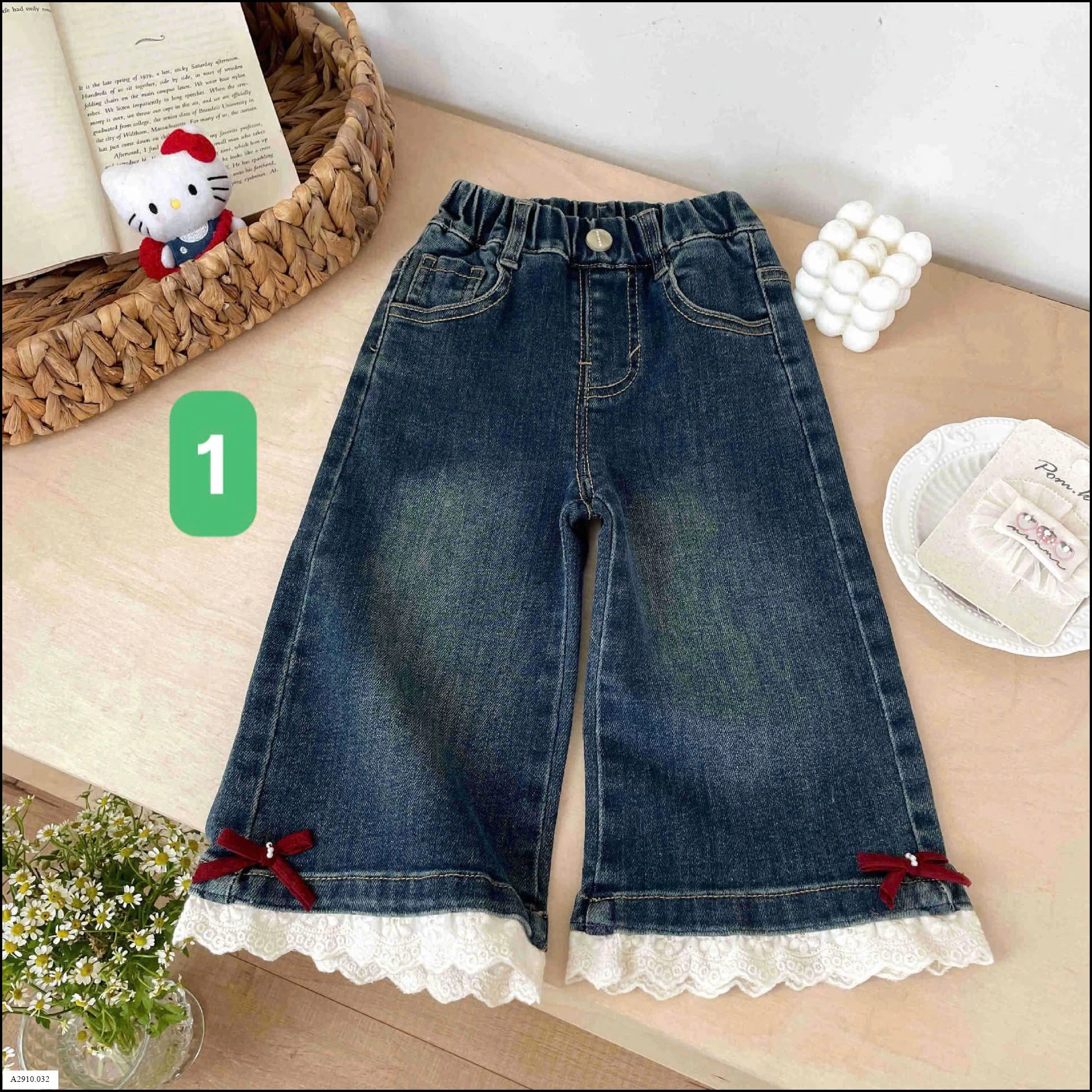 QUẦN JEAN BÉ GÁI   Giá sỉ 128k