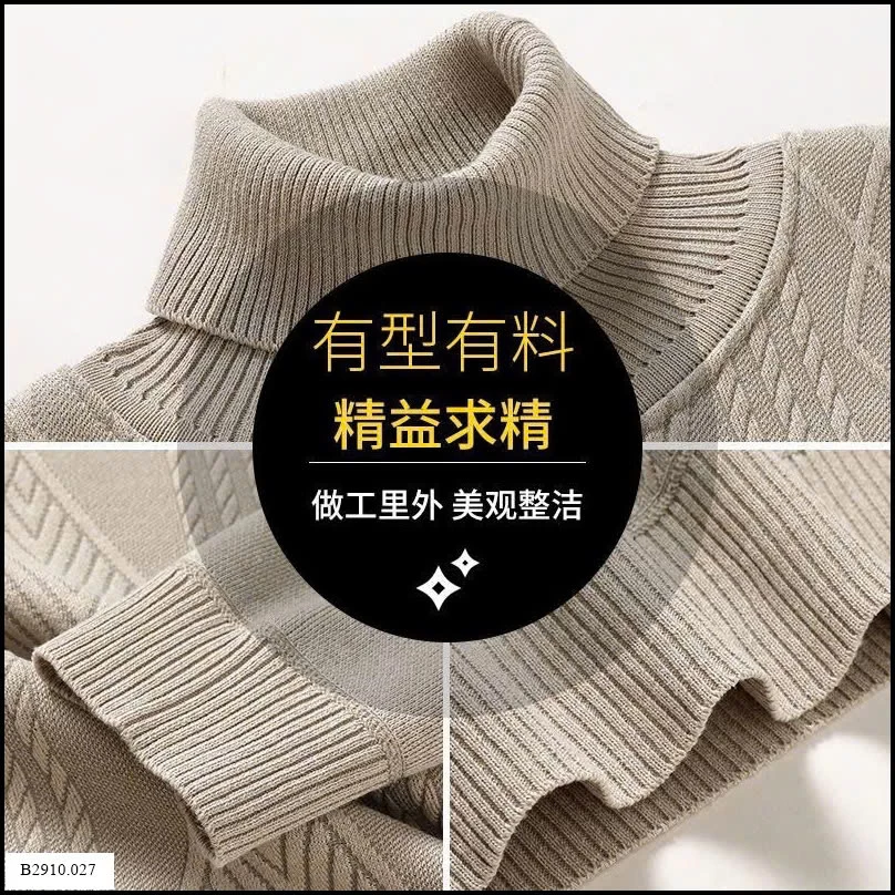 ÁO LEN NAM CỔ CAO  Giá sỉ 168k