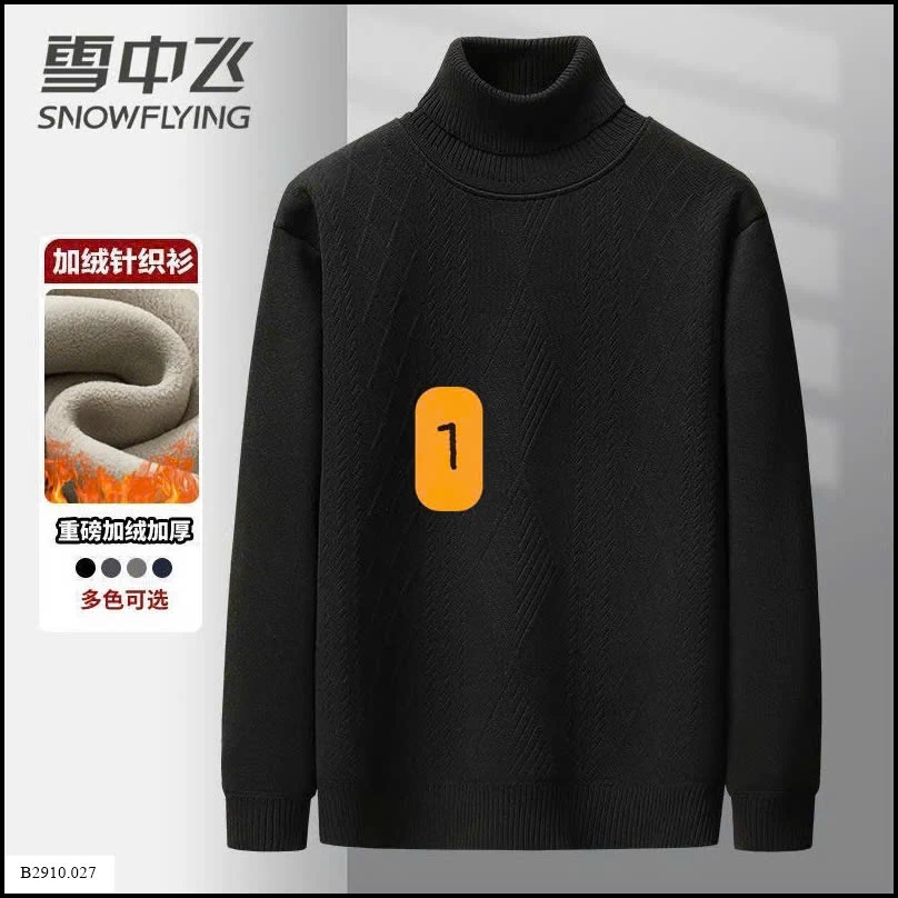 ÁO LEN NAM CỔ CAO  Giá sỉ 168k