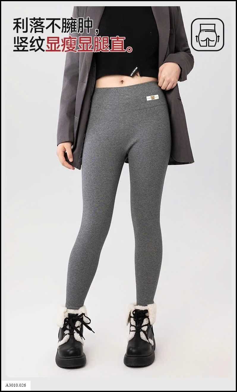 QUẦN LEGGING GÂN LÓT NHUNG SZ ĐẠI  Giá sỉ sz 110-140 giá 94k  sz 150-170 giá 113k