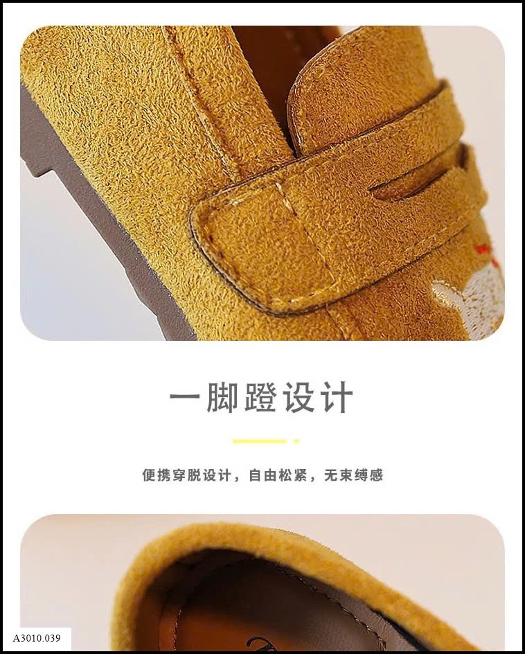GIÀY LƯỜI THÊU CÚN CHO BÉ   Giá sỉ sz 21-25: 120k  sz 26-30: 129k  sz 31-33: 139k