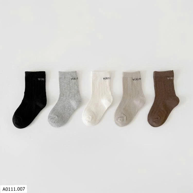 SET 5 ĐÔI TẤT AMBB   Giá sỉ 91k/set