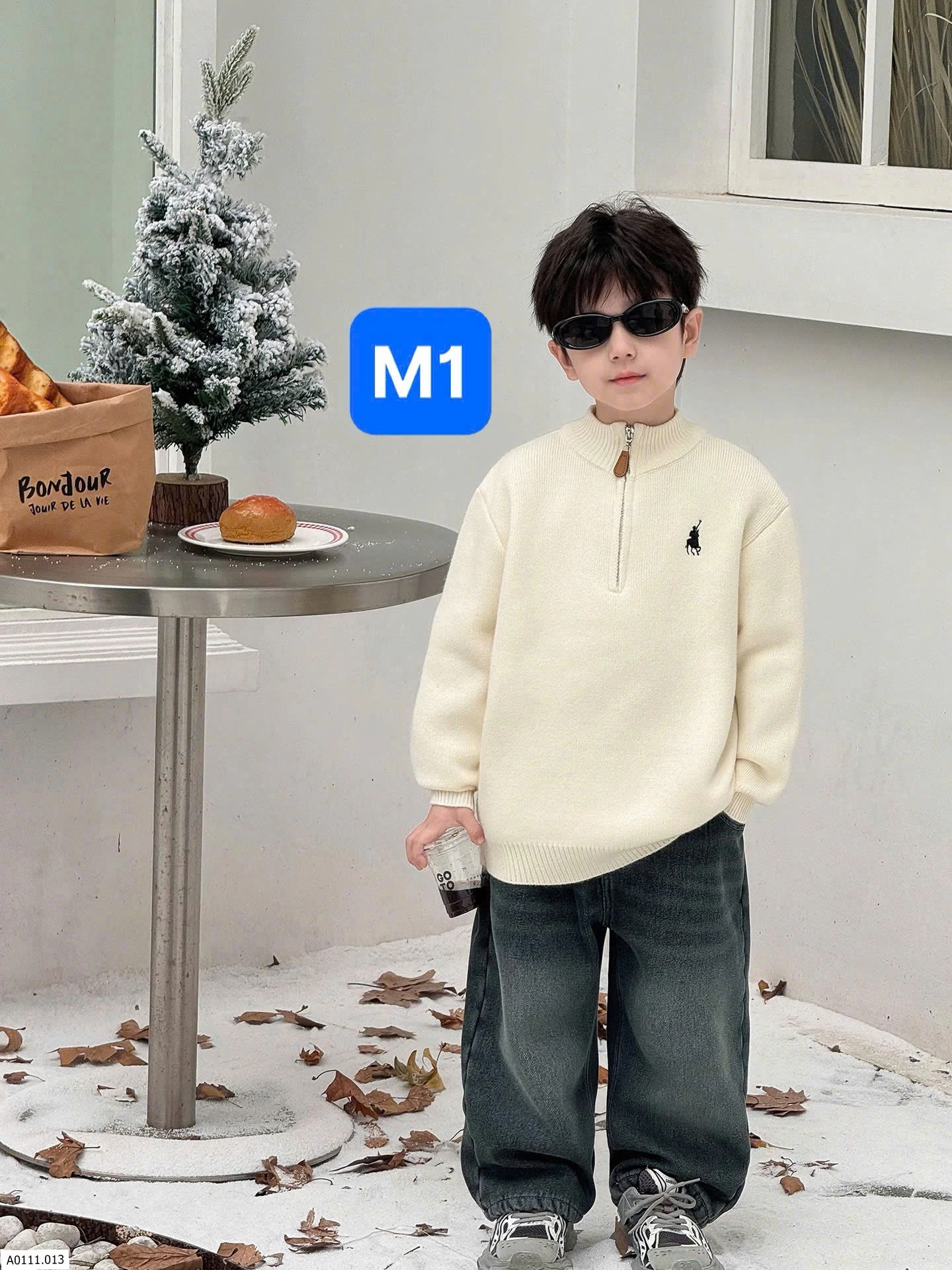 ÁO LEN BÉ TRAI LÓT LÔNG   Giá sỉ 215k