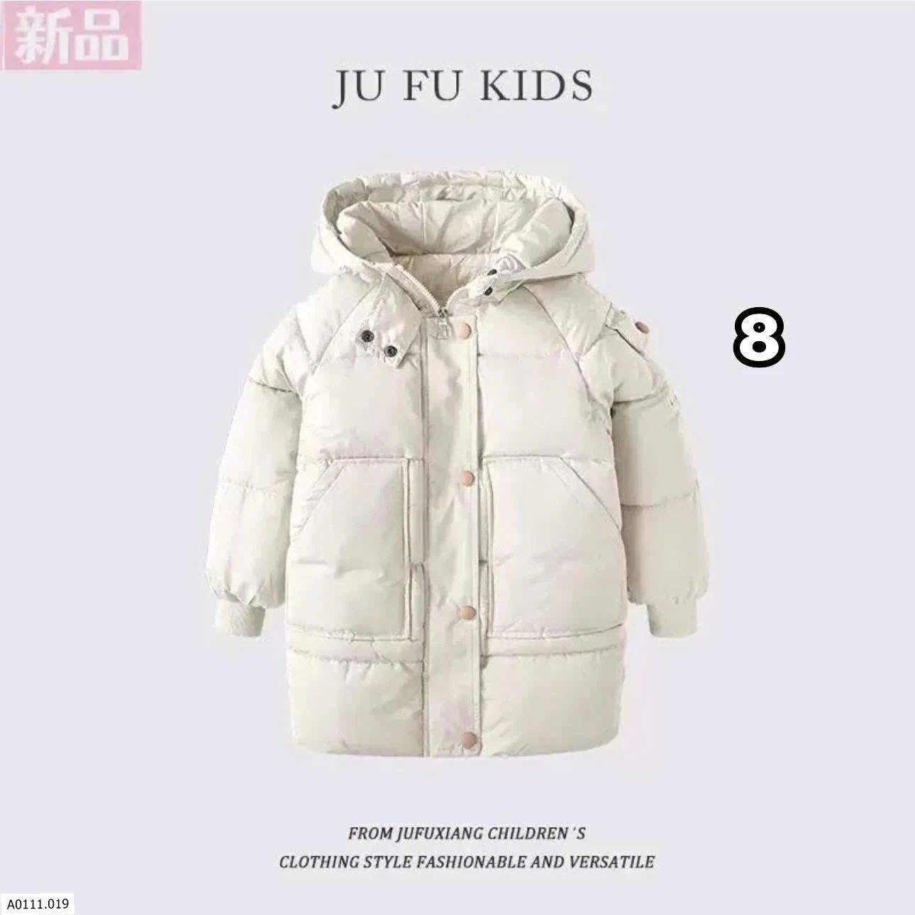 ÁO KHOÁC PHÁO DÁNG DÀI CHO BÉ  Giá sỉ 215k