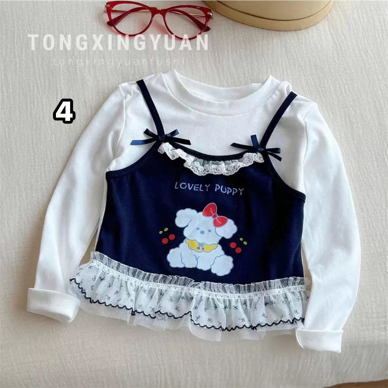 ÁO GIẢ HAI LỚP BÉ GÁI   Giá sỉ 114k