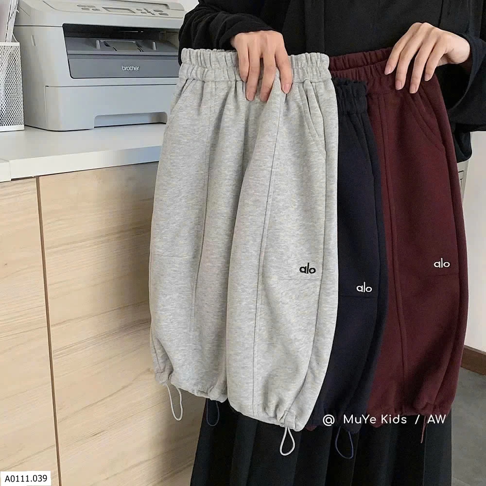 Quần nỉ thu đông kiểu Hàn cho bé   Giá sỉ 119k