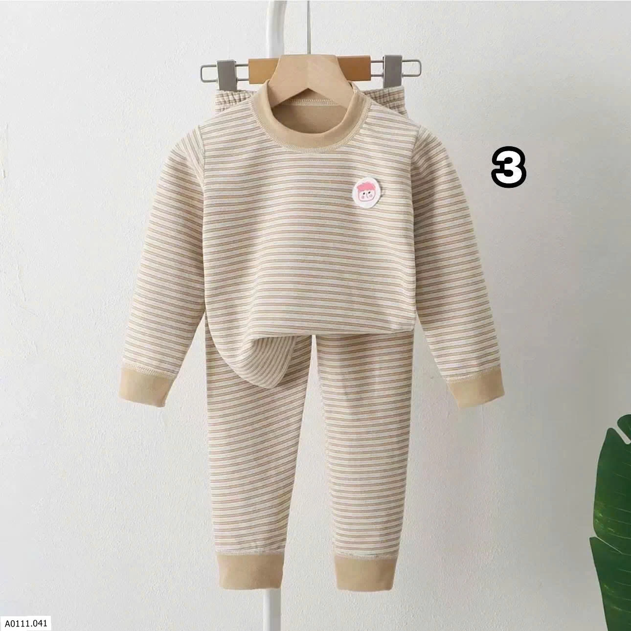 Bộ kẻ giữ nhiệt cho bé   Giá sỉ Sz 90-120 #86k/b Sz 130-160 #109k/b