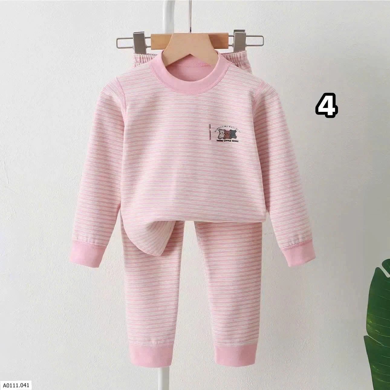 Bộ kẻ giữ nhiệt cho bé   Giá sỉ Sz 90-120 #86k/b Sz 130-160 #109k/b