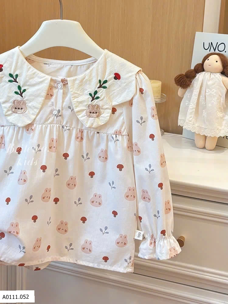 ÁO SƠ MI CHO BÉ GÁI  Giá sỉ 83k