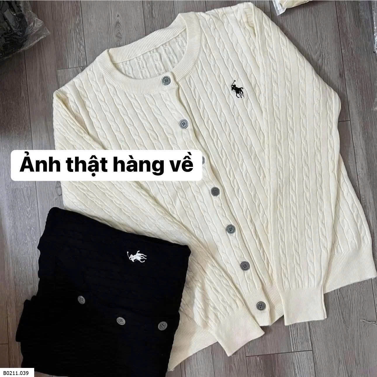 ÁO CARDIGAN LEN THÊU NGỰA   Giá sỉ 100k
