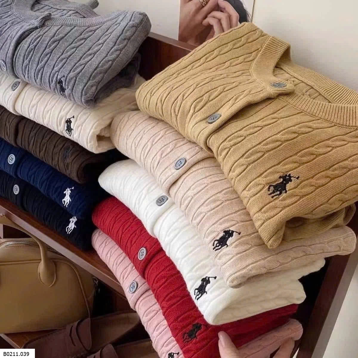 ÁO CARDIGAN LEN THÊU NGỰA   Giá sỉ 100k