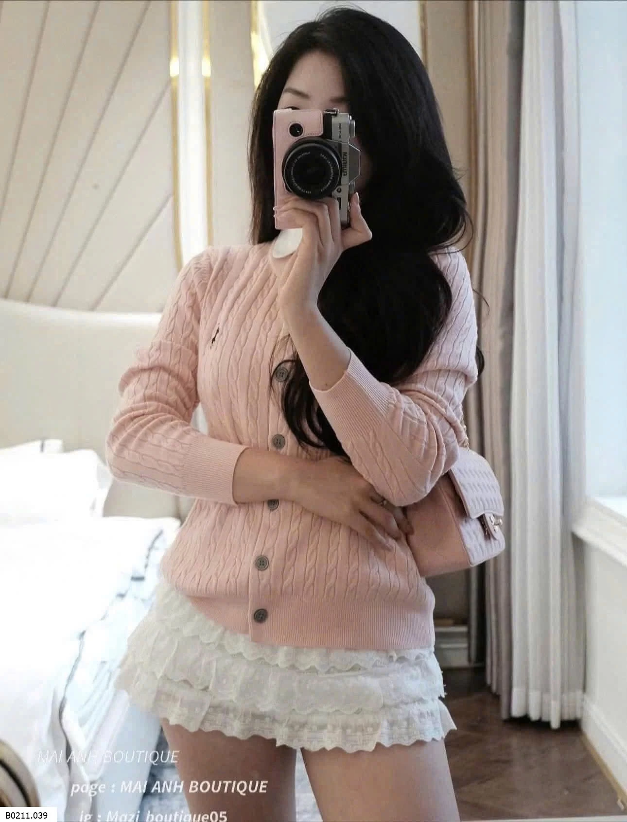 ÁO CARDIGAN LEN THÊU NGỰA   Giá sỉ 100k