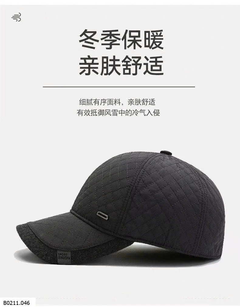 MŨ LÓT LÔNG CHE TAI TRUNG NIÊN   Giá sỉ 44k