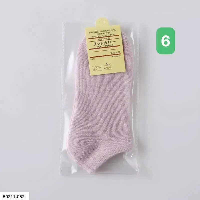 SÉT 10Đ TẤT NỮ TRƠN MÀU  Giá sỉ 60k/set 10 đôi