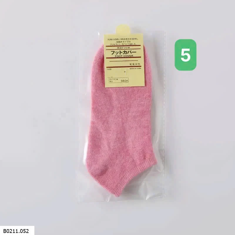 SÉT 10Đ TẤT NỮ TRƠN MÀU  Giá sỉ 60k/set 10 đôi