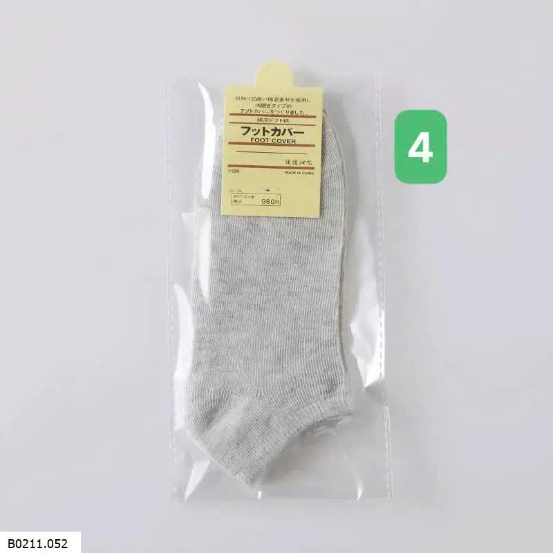 SÉT 10Đ TẤT NỮ TRƠN MÀU  Giá sỉ 60k/set 10 đôi