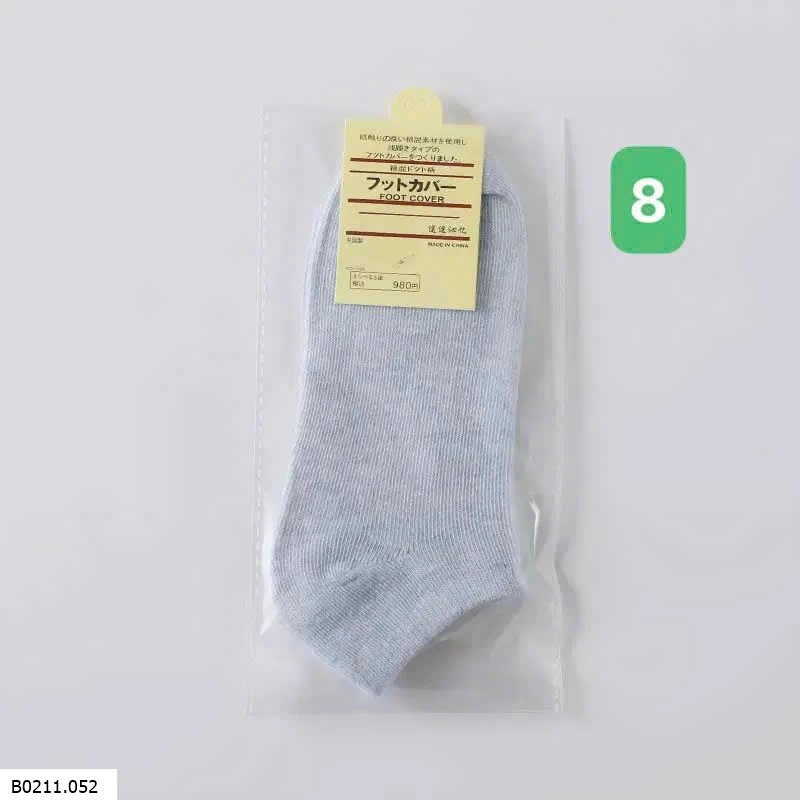 SÉT 10Đ TẤT NỮ TRƠN MÀU  Giá sỉ 60k/set 10 đôi