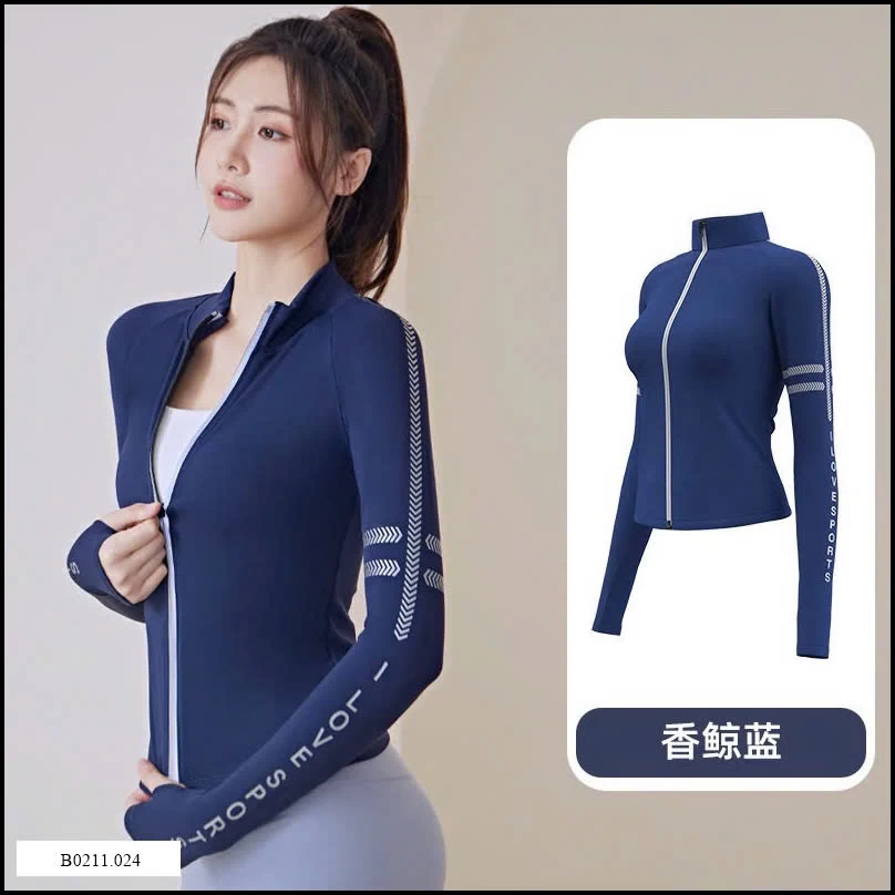 ÁO KHOÁC TẬP DÀI TAY   Giá sỉ 135ka