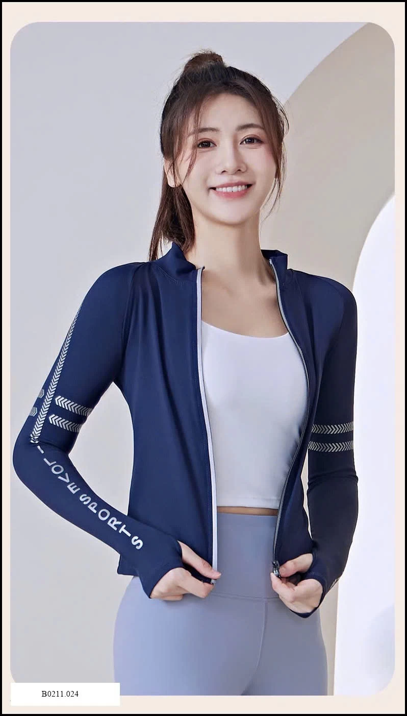 ÁO KHOÁC TẬP DÀI TAY   Giá sỉ 135ka