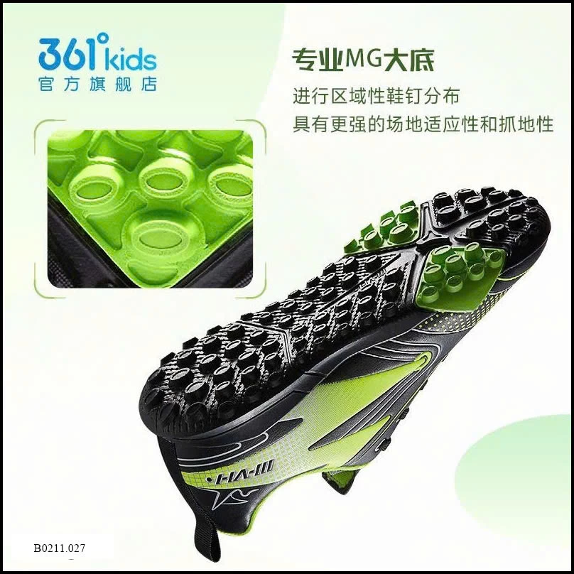 Giày bóng đá cho bé trai chính hãng 361  Giá sỉ 350k