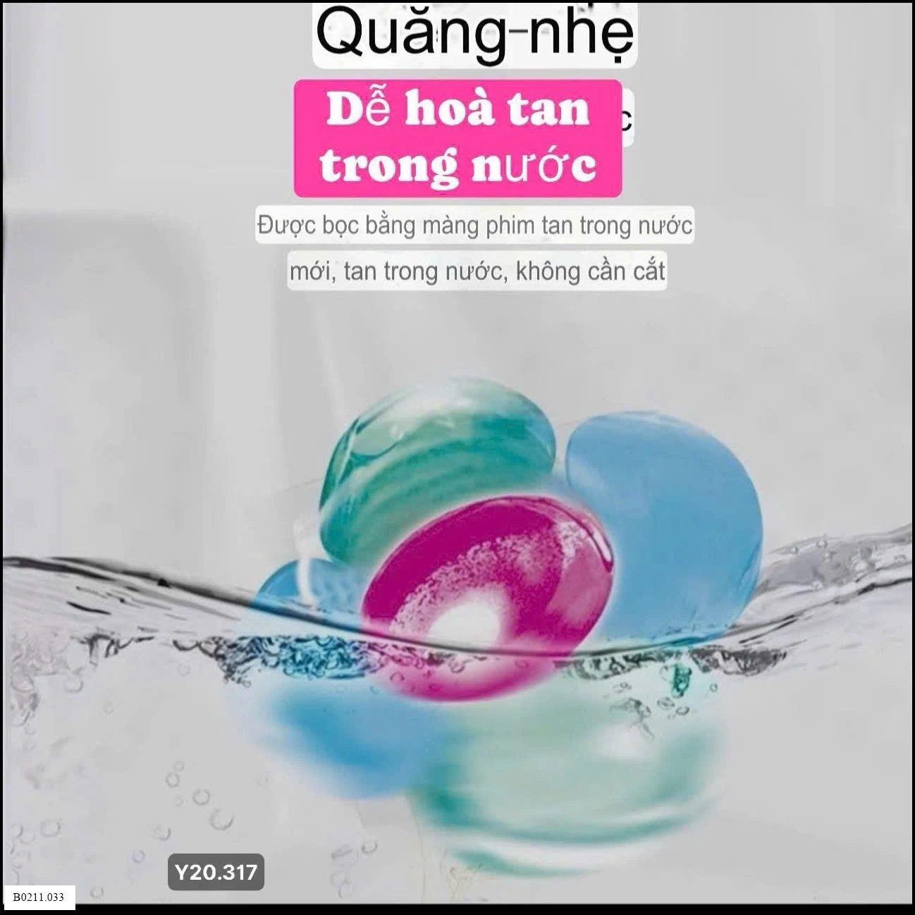 VIÊN GIẶT 5IN1 MAY FLOWER  Giá sỉ 100k/hộp