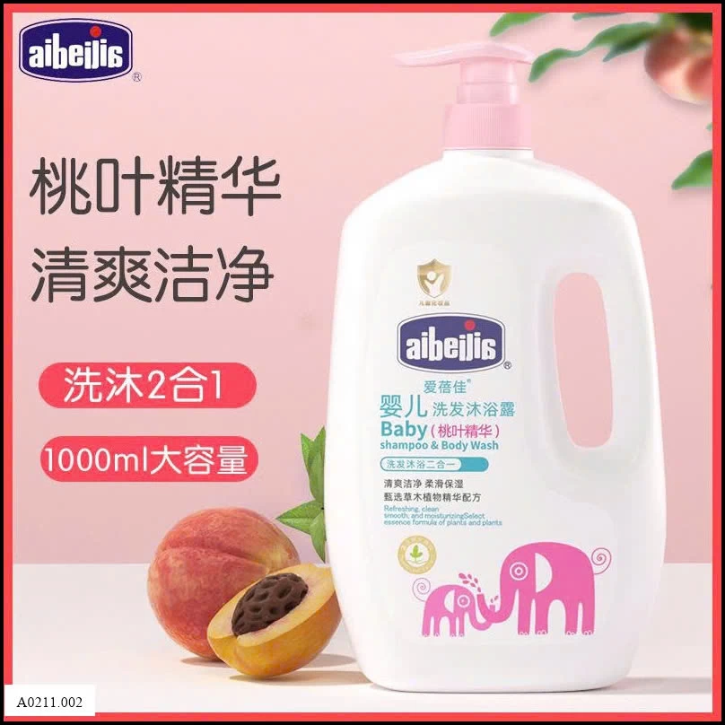 SỮA TẮM + GỘI 2IN1   Giá sỉ 86k/chai