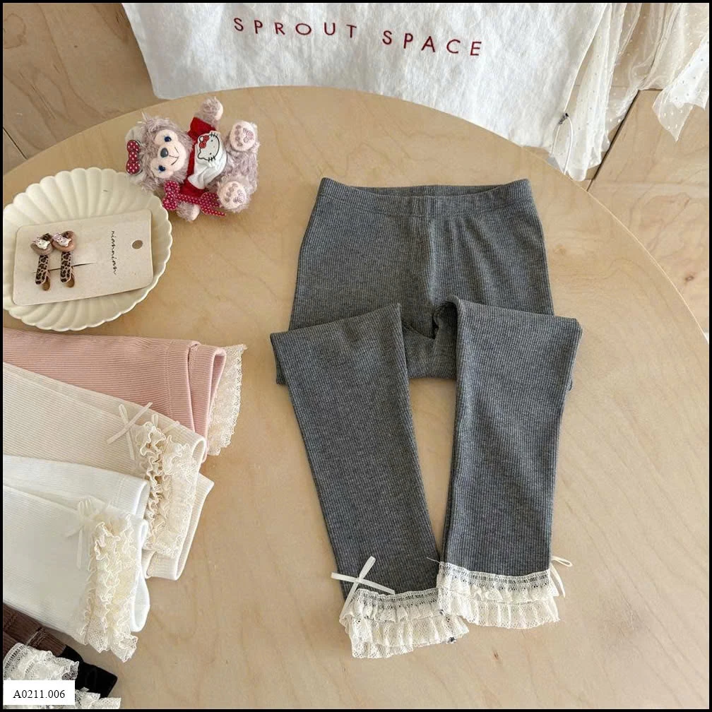 QUẦN LEGGING CHO BÉ GÁI   Giá sỉ 71k