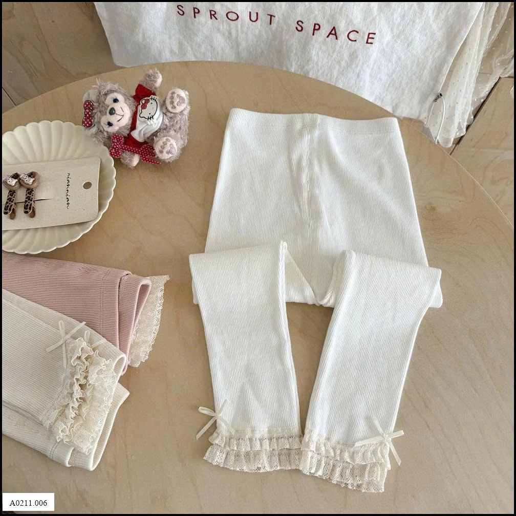 QUẦN LEGGING CHO BÉ GÁI   Giá sỉ 71k