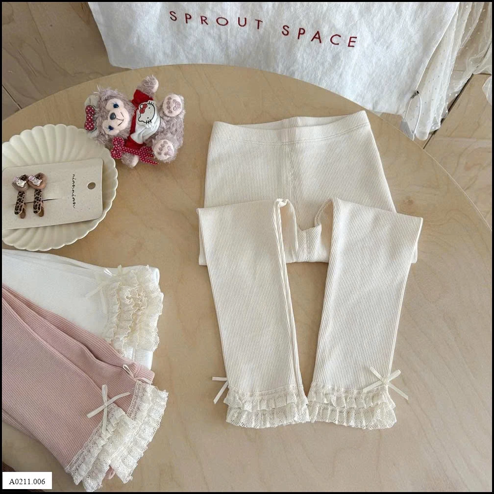 QUẦN LEGGING CHO BÉ GÁI   Giá sỉ 71k