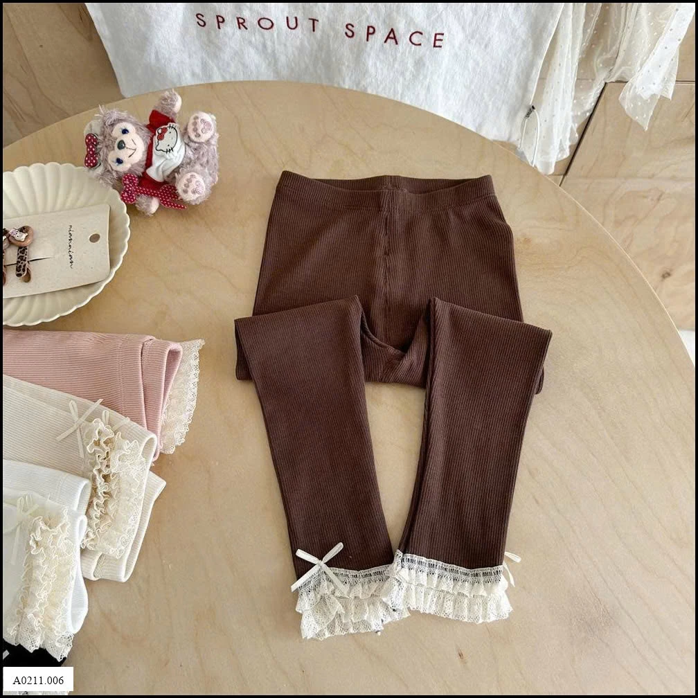 QUẦN LEGGING CHO BÉ GÁI   Giá sỉ 71k