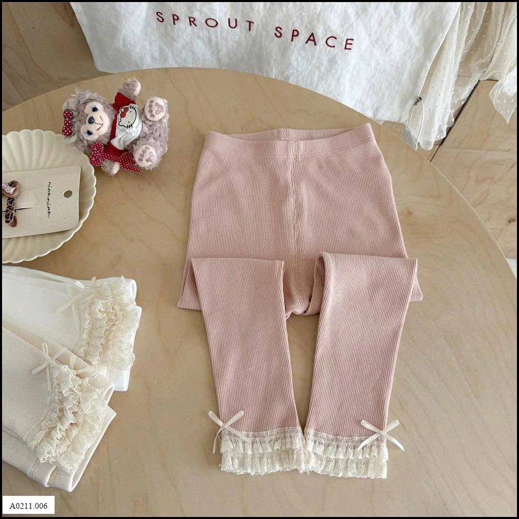 QUẦN LEGGING CHO BÉ GÁI   Giá sỉ 71k