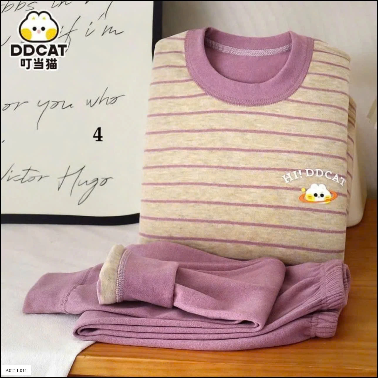 BỘ THU ĐÔNG MẶC NHÀ HÃNG DDCAT   Giá sỉ sz 90-130 :105k;  sz 140-180: 119k