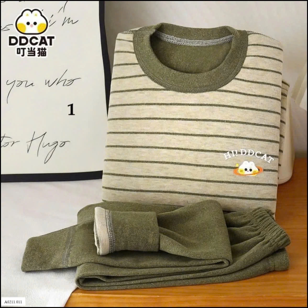 BỘ THU ĐÔNG MẶC NHÀ HÃNG DDCAT   Giá sỉ sz 90-130 :105k;  sz 140-180: 119k