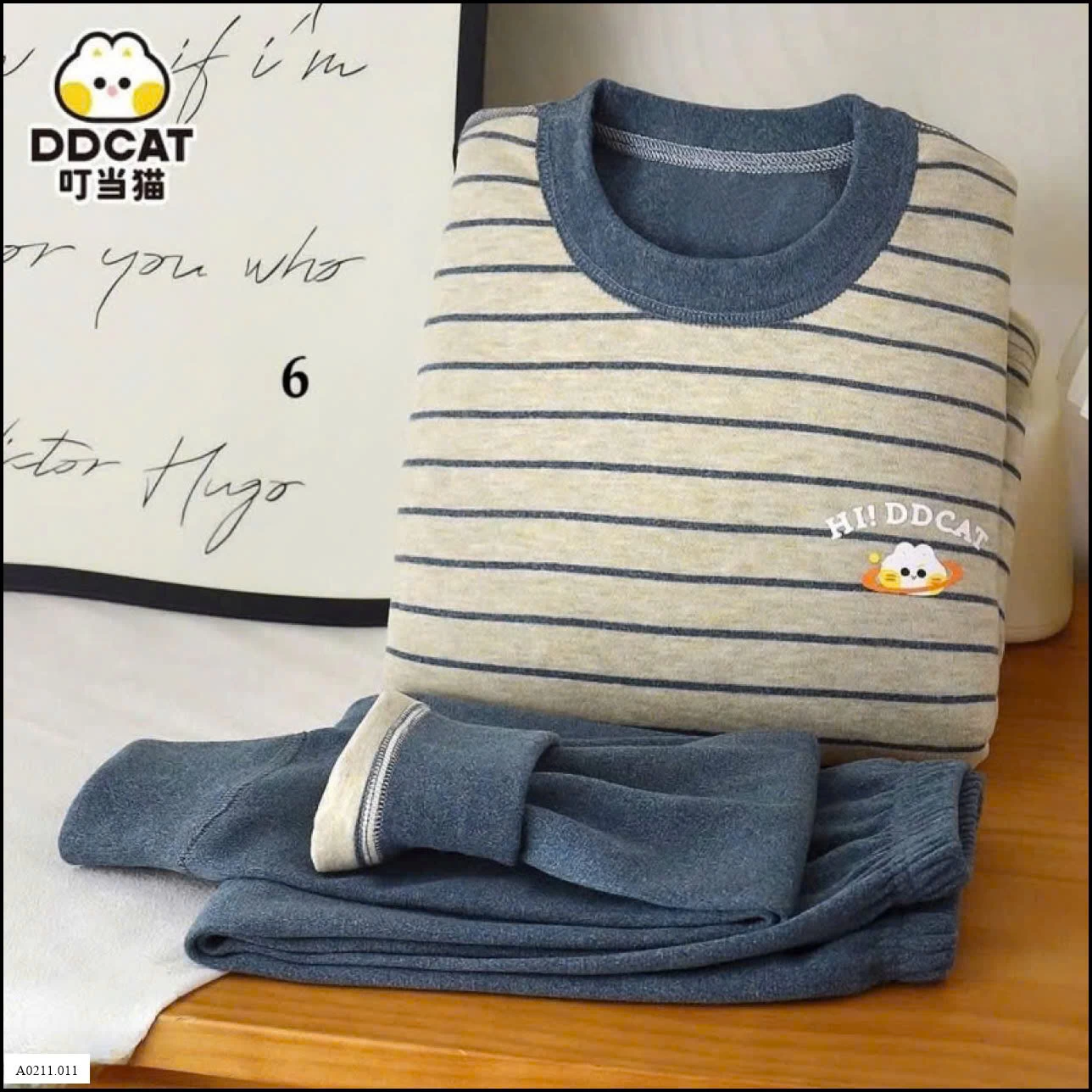 BỘ THU ĐÔNG MẶC NHÀ HÃNG DDCAT   Giá sỉ sz 90-130 :105k;  sz 140-180: 119k